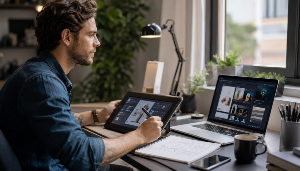 How a Freelance Designer Uses AI Tools for Productivity on Tight Deadlines - Eramag Magazine – Business, AI & Digital Growth